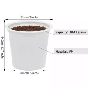 Empty K Cups Wholesale – 2 Cartons (4,200 pcs) Keurig Cups With 2.0 Lids