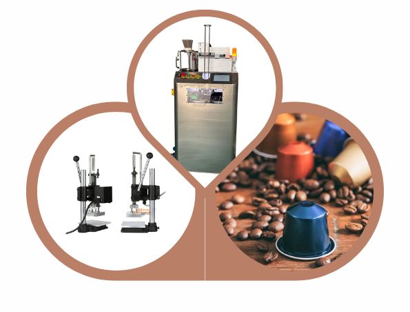K Cup,Nespresso,Dolce Gusto,Lavazza Coffee Capsule Filling Sealing Machine: Compatible Coffee Pod Filler Sealer