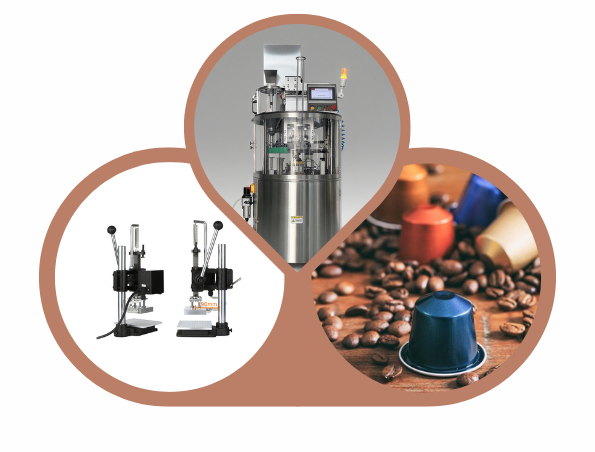 K Cup,Nespresso,Dolce Gusto,Lavazza Coffee Capsule Filling Sealing Machine: Compatible Coffee Pod Filler Sealer